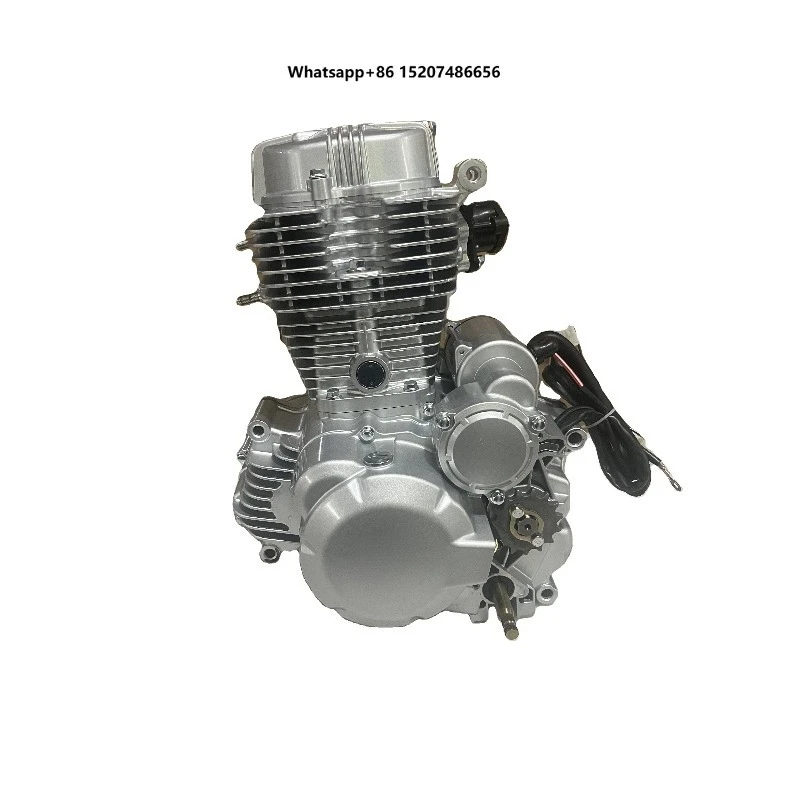 Hot Selling 250CC Motorcycle Engine Complete Air Cooling With Balanced Shaft 5 Gear