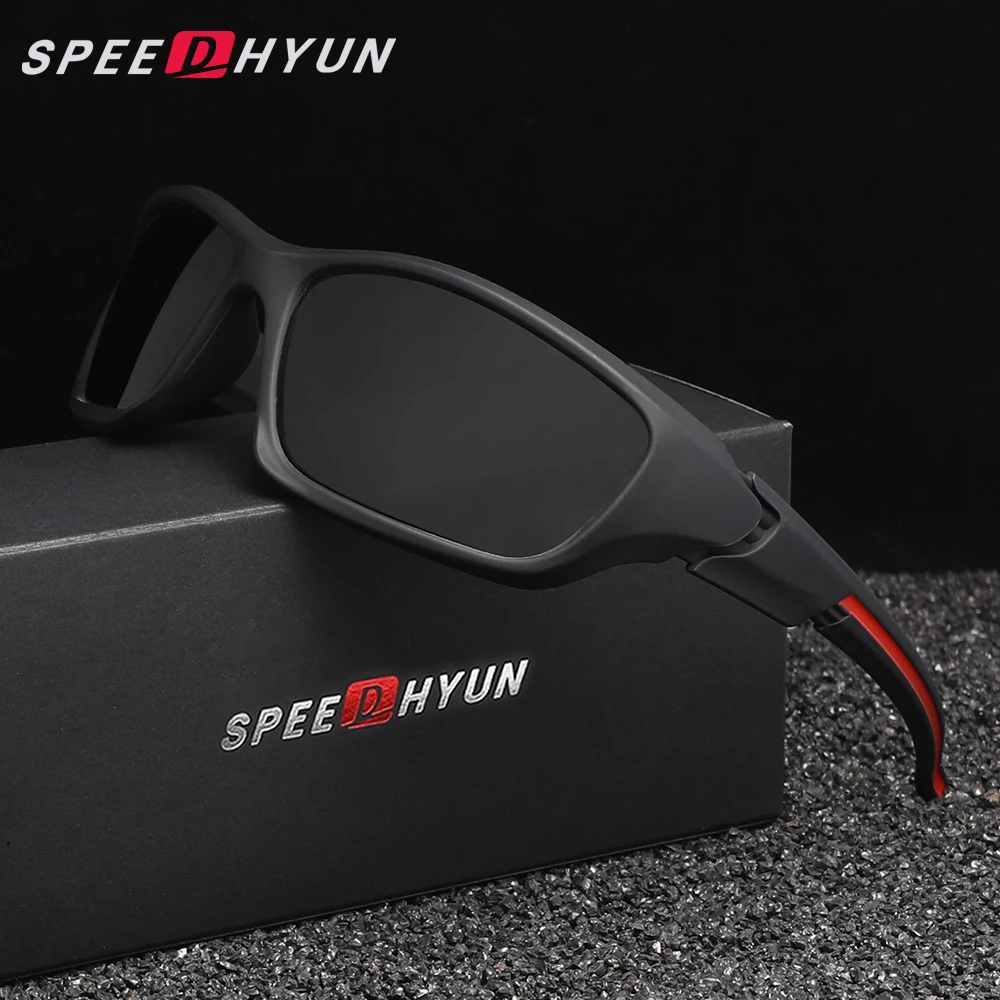 SPEEDHYUN Radfahren Brille Männer Mountainbike Fahrrad Sport Radfahren Sonnenbrille Anti-Glare Spiegel Objektiv Frauen