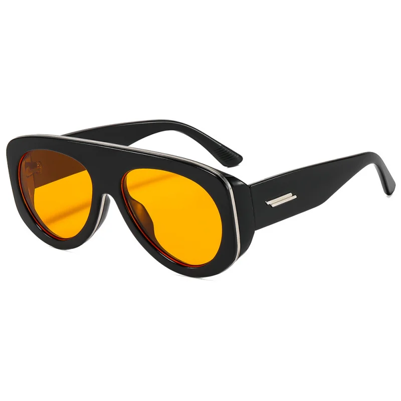 Oversized Aviation Sunglasses Women Brand Retro Pilot Sun Glasses UV Protection Fashionable Streetwear 2026 Fashion Trendy