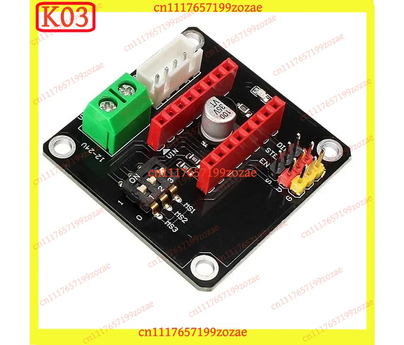 Two‑Phase Stepper Motor Drive Expansion Board A4988/DRV8825 for 3D Printer
