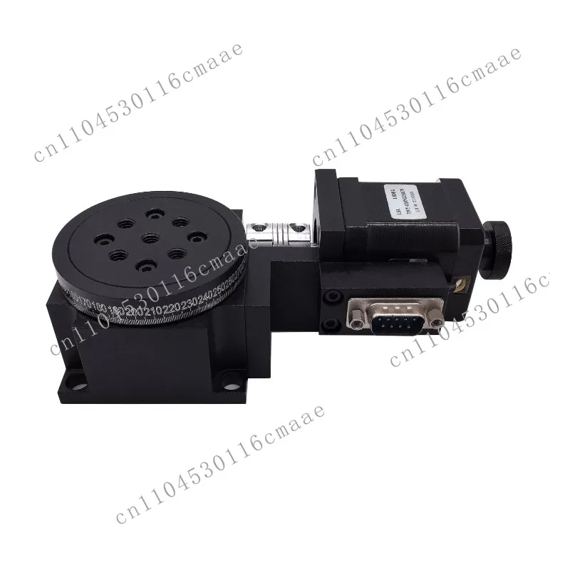60WS Miniature Worm Drive Rotary Stage Diameter 60mm 0.01degree Resolution