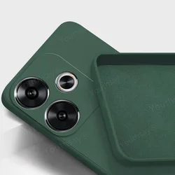 For Poco F6 Liquid Silicone Case For Xiaomi Poco F6 Cover Fundas Coque Soft TPU Camera Protector Phone Case For Poco F6 F5 Pro