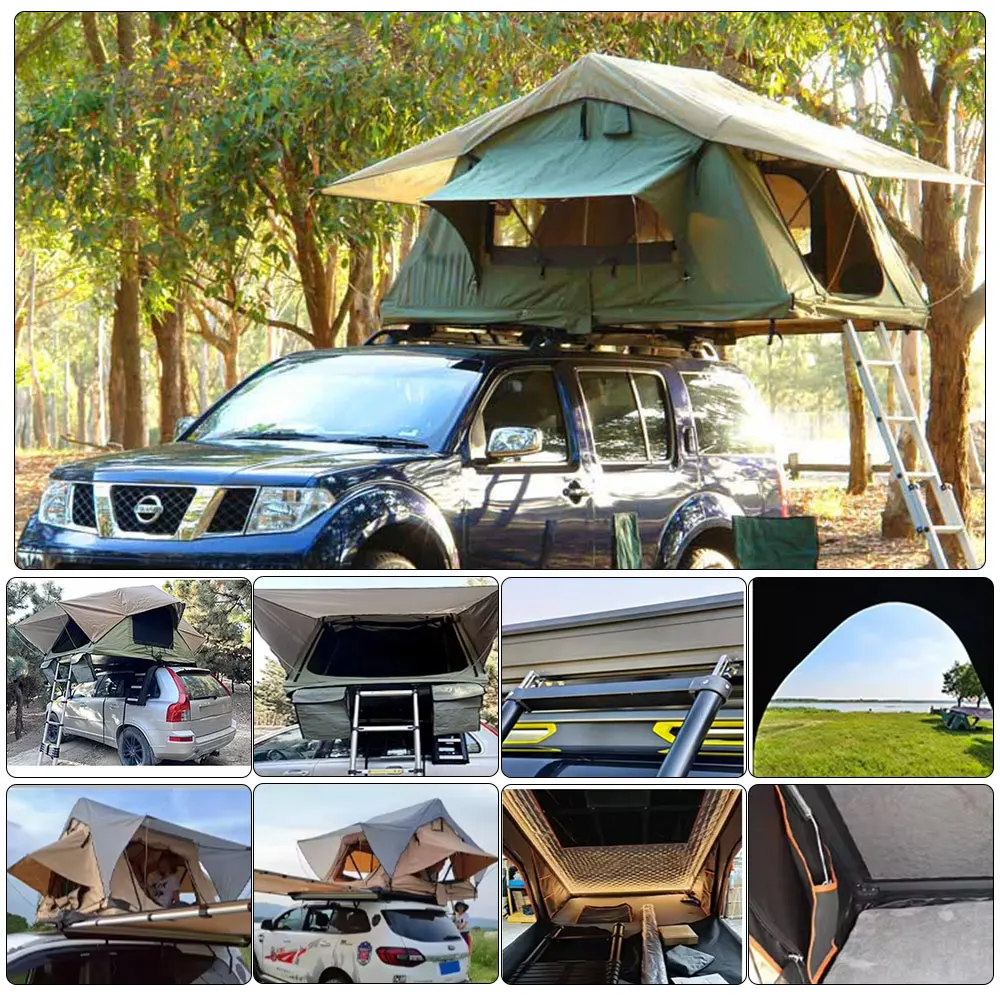 

Outdoor Camping Soft Shell Car Rooftop Tent Light Weight 2 Person Soft Roof Top Tent for Car