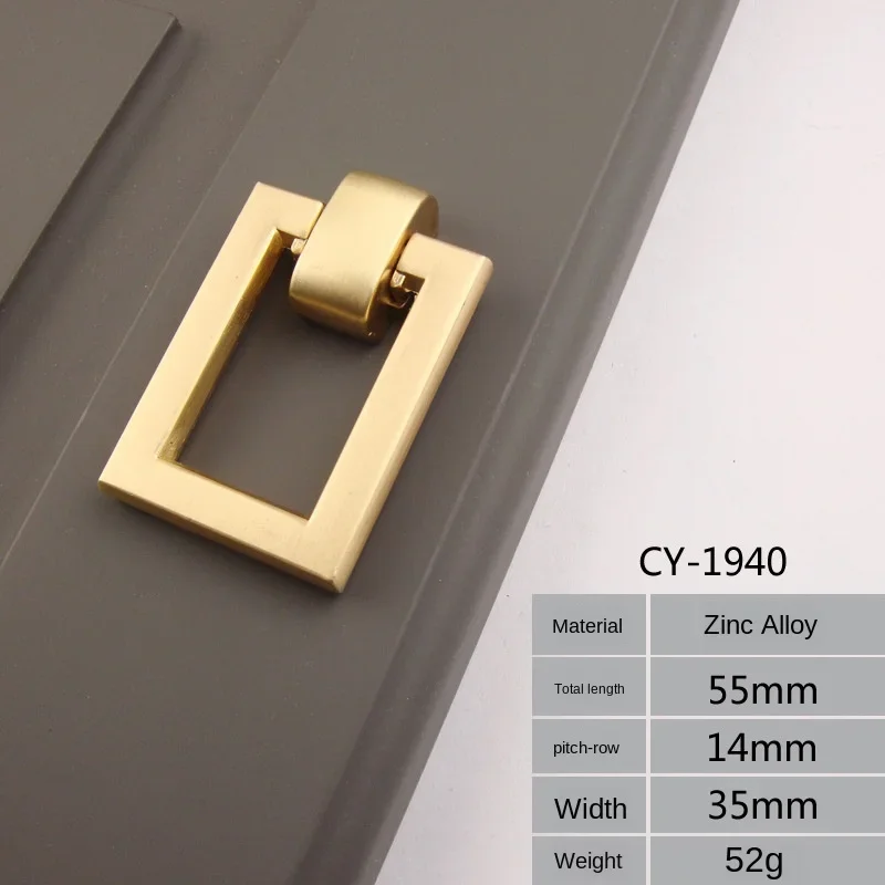 Cabinet door brushed gold handle wardrobe light luxury modern minimalist drawer cupboard nordic cabinet door handle