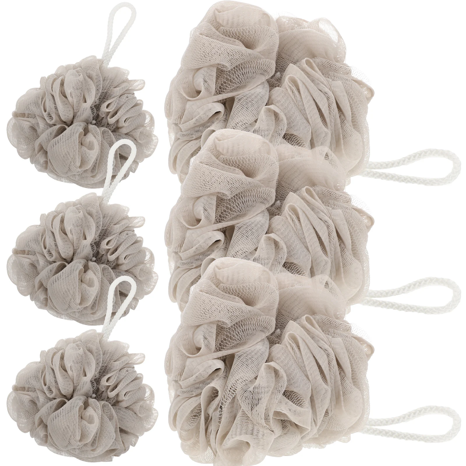 

6 Pcs Bath Towel Flowers Sponge Cleaning Sponges Wear-resistant Bathing Ball Loofahs Household Daily Travel Bath Accessory