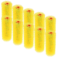 10 Pcs Roller Brush Rollers Sponge Paint Small for Painting Texture Textured Medium and