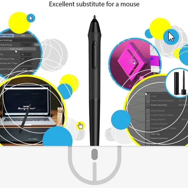 P05 Passive Pen Only Suitable for XPPen Deco01V2 Deco03 Graphic Drawing Tablets