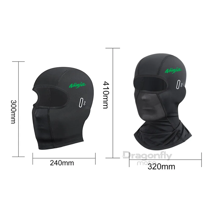 For Kawasaki Ninja 400 650 300 250 250R Ninja H2 ZX14R ZX10R ZX6R Cycling Cap Summer Cooling Motorcycle Balaclava Hats Sun image 2