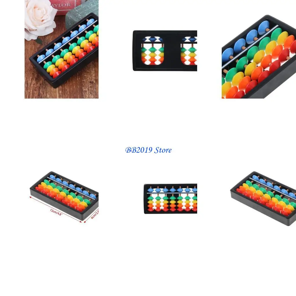 Q0kb数学7列ABACUS早期開発玩具就学前教室ティーチエイド教育算術おもちゃの子供の贈り物