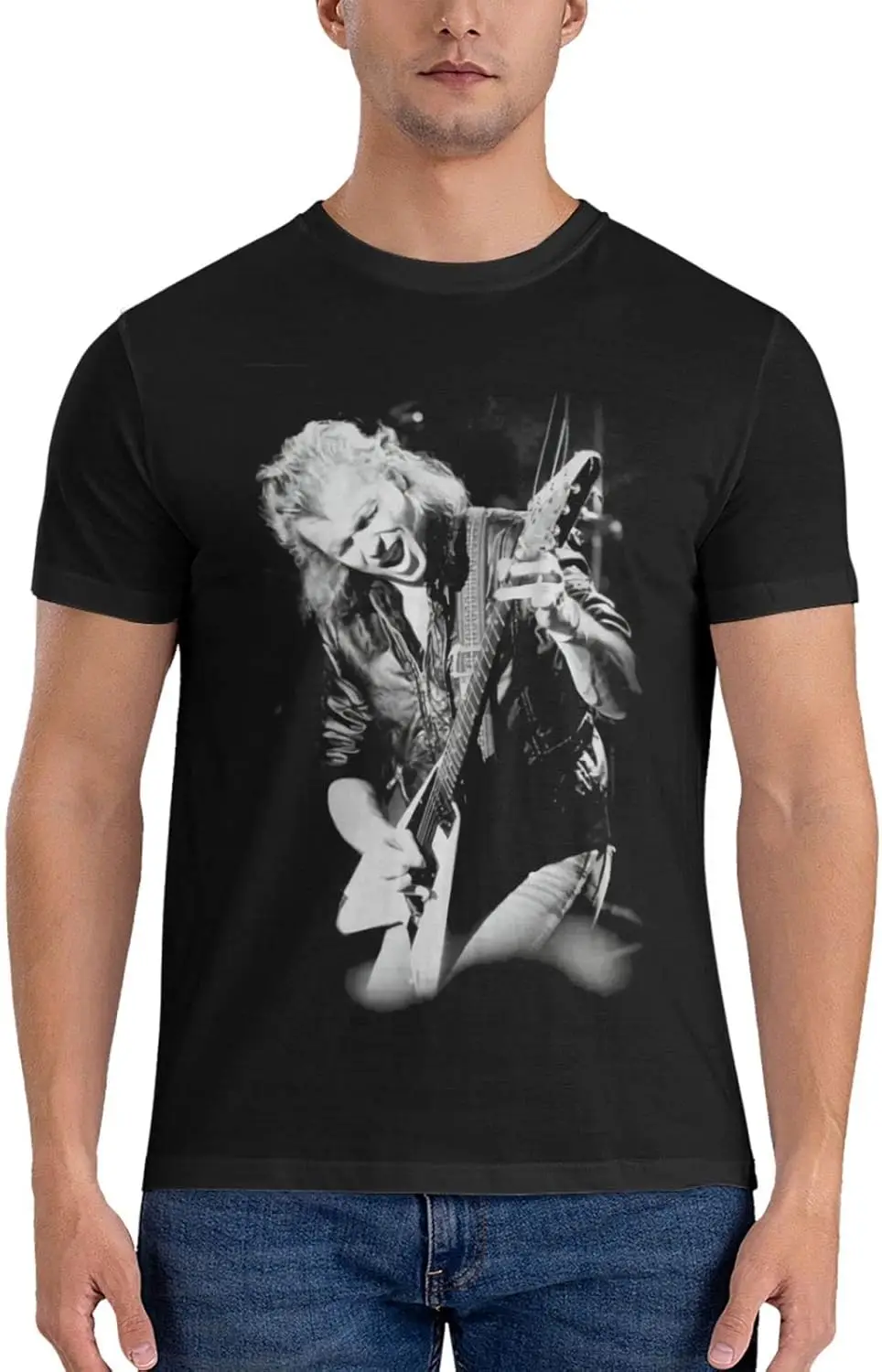 Michael Schenker t Shirt Youth Casual Sports Shirts Men Fashion Printed t Shirts Crew Neck t Shirt