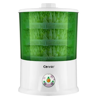 Machine électrique automatique de germination de bourgeons de germes de haricot, croissance de semis de légumes, fabricant de germes de légumes, 2 couches, ThermoandreGreen, E27