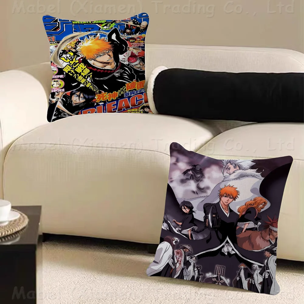 Anime Bleach Pillow Cover For Bedroom Room And Living Room Sofa Decorative Cushion Cover