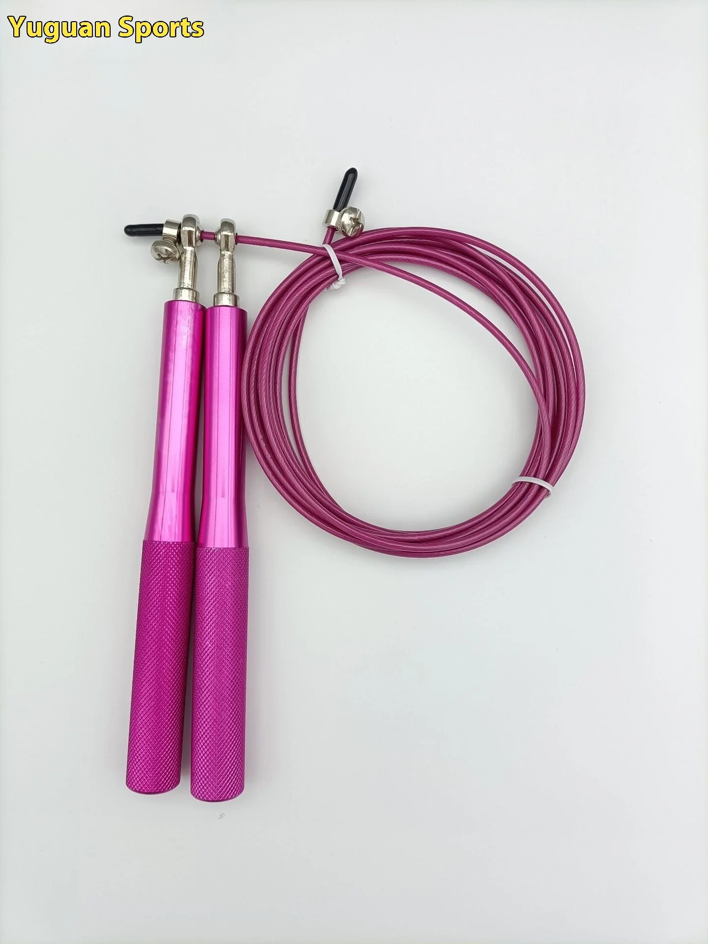 Aluminum alloy steel wire metal handle student adult fitness fat burning racing training competition skipping rope image 6