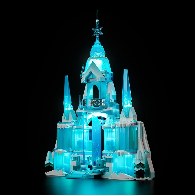 Vonado 5V LED Light 43244 Set Suitable for Elsa's Ice Palace Block Gift (Lighting Accessories Only)