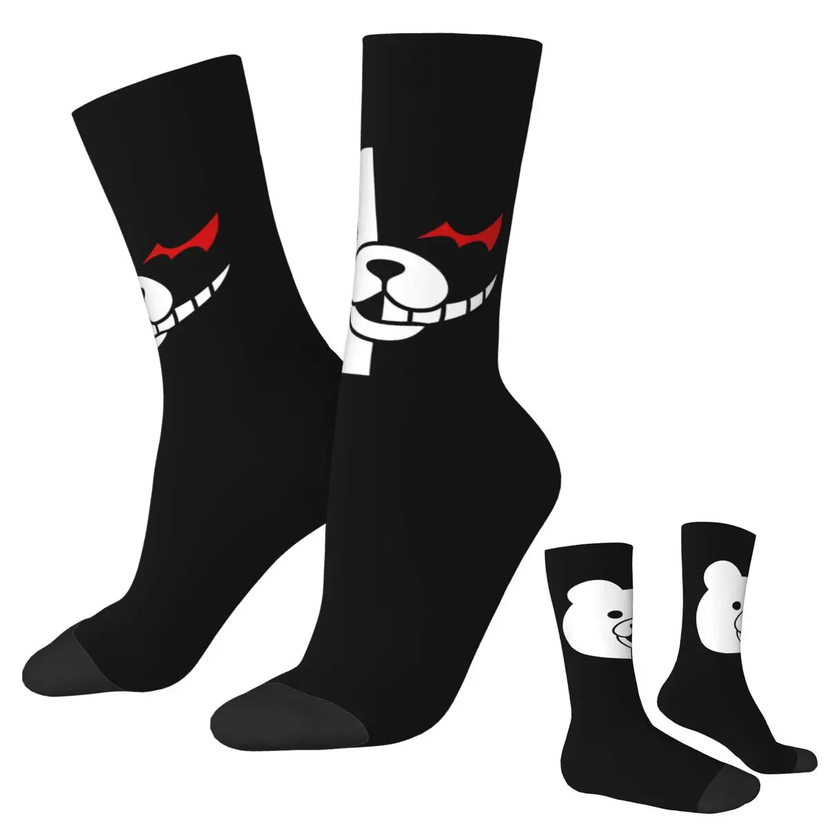

Dangan Ronpa - Monokuma Danganronpa Socks Harajuku High Quality Stockings Long Socks Accessories for Unisex Birthday Present