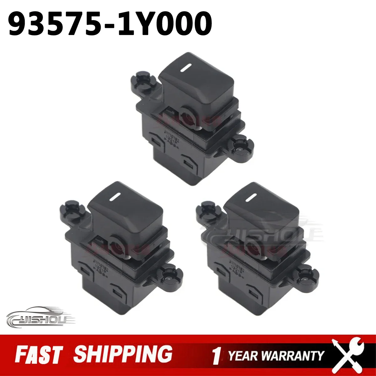 

Car Passenger Side Electric Power Window Switch For Kia Picanto 2011-2016 93575-1Y000 935751Y000 93575 1Y000