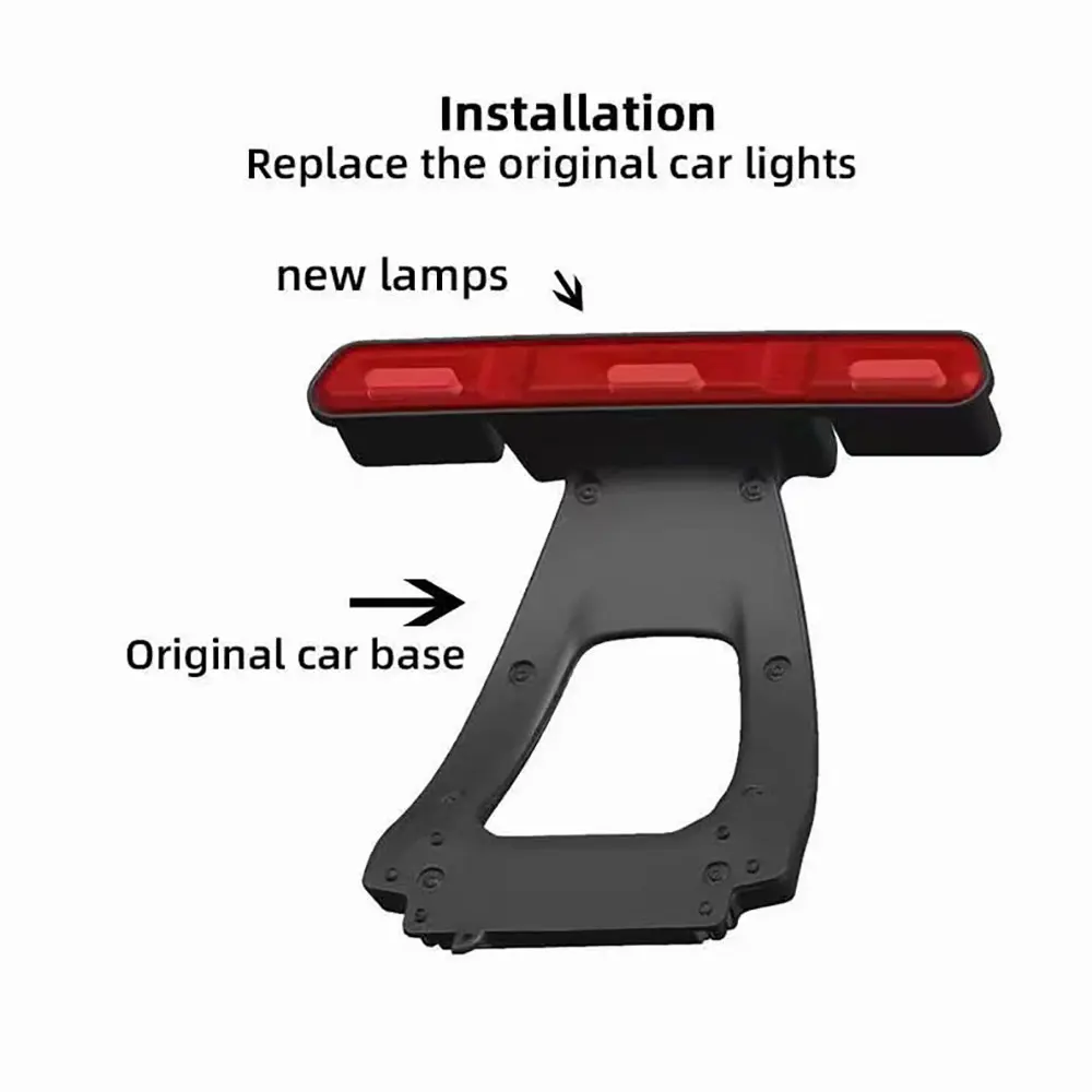

Third Brake Light For ford bronco 2021 2022 Rear High Mounted Tail Stop Fog Lamp Accessory