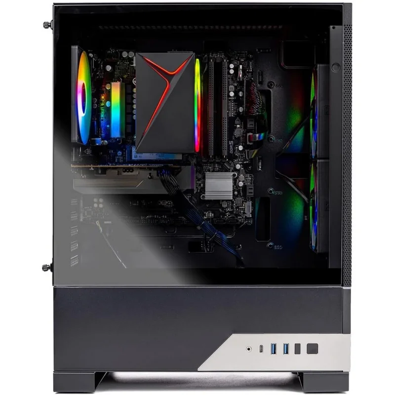 Gaming2 Desktop PC, Ryzen 5 9600X 3.9 Ghz (5.4GHz Turbo), RX 9060 XT 8GB, 1TB Gen4 NVMe SSD, 16GB DDR5 RAM 6
