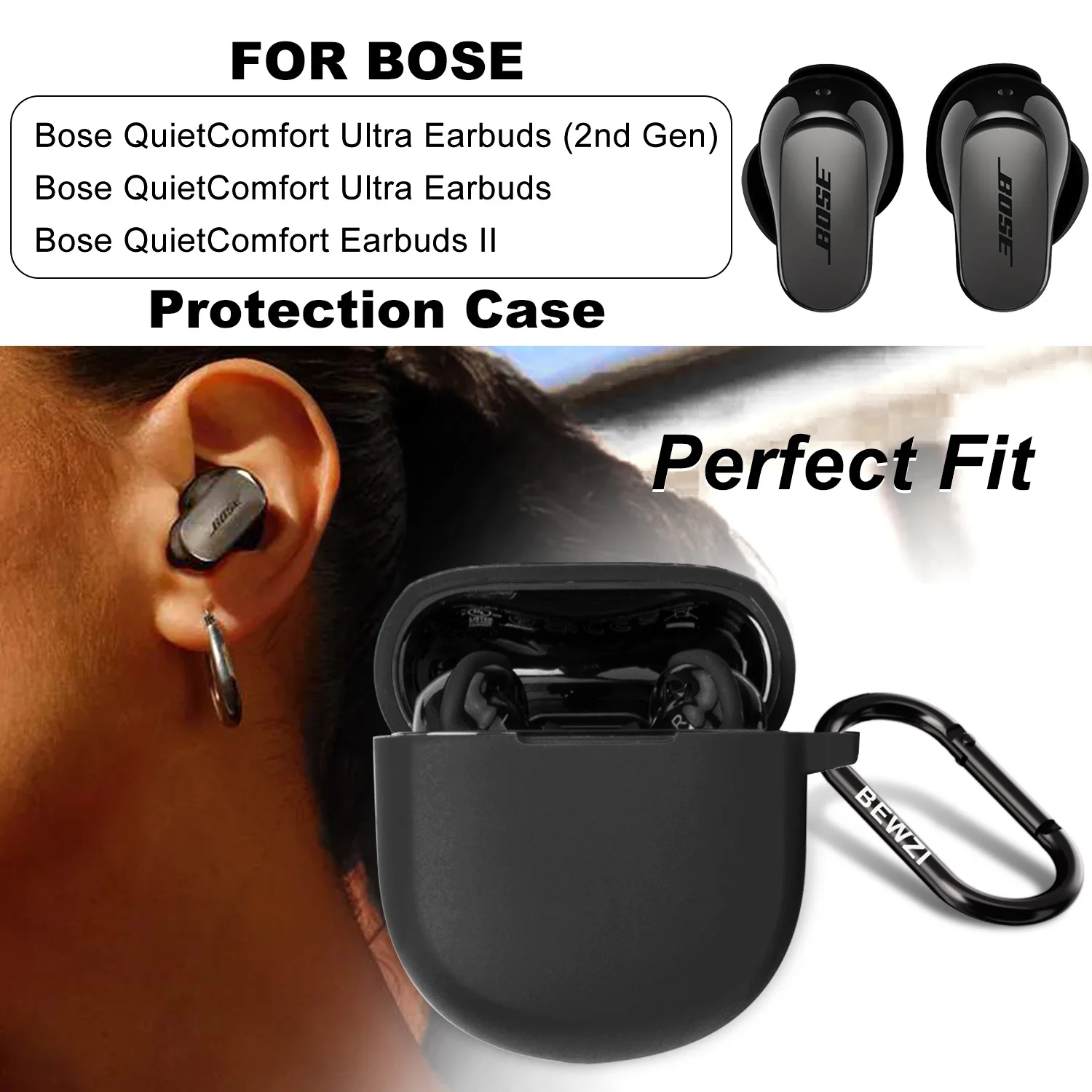 For QuietComfort Ultra 2 Gen Protective Case Super Thick Protection Case For QuietComfort Ultra Case /QuietComfort Earbuds2 Case view 2