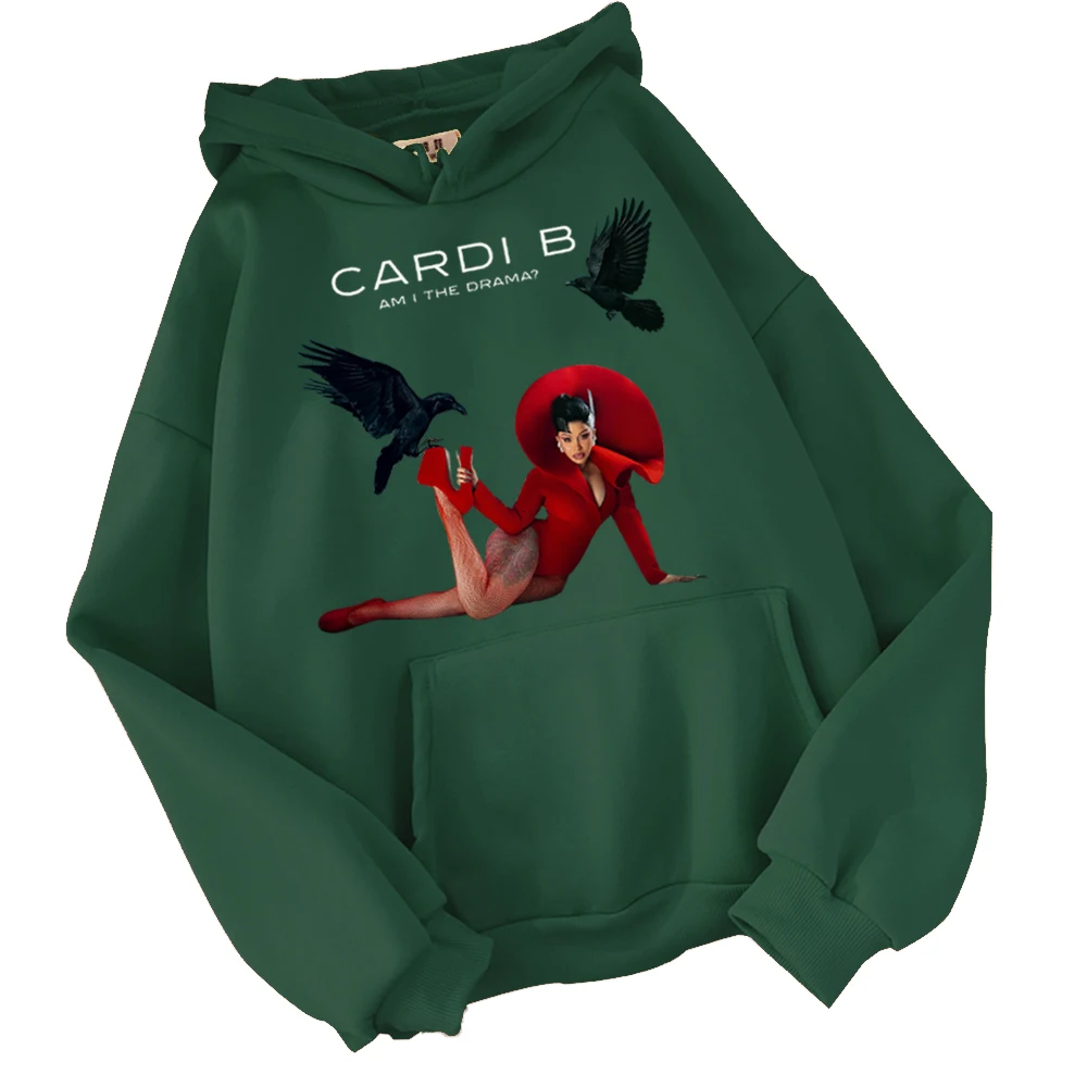 Cardi B Am I ألبوم الدراما 2025 هوديي Harajuku الهيب هوب البلوز القمم البلوز هدية