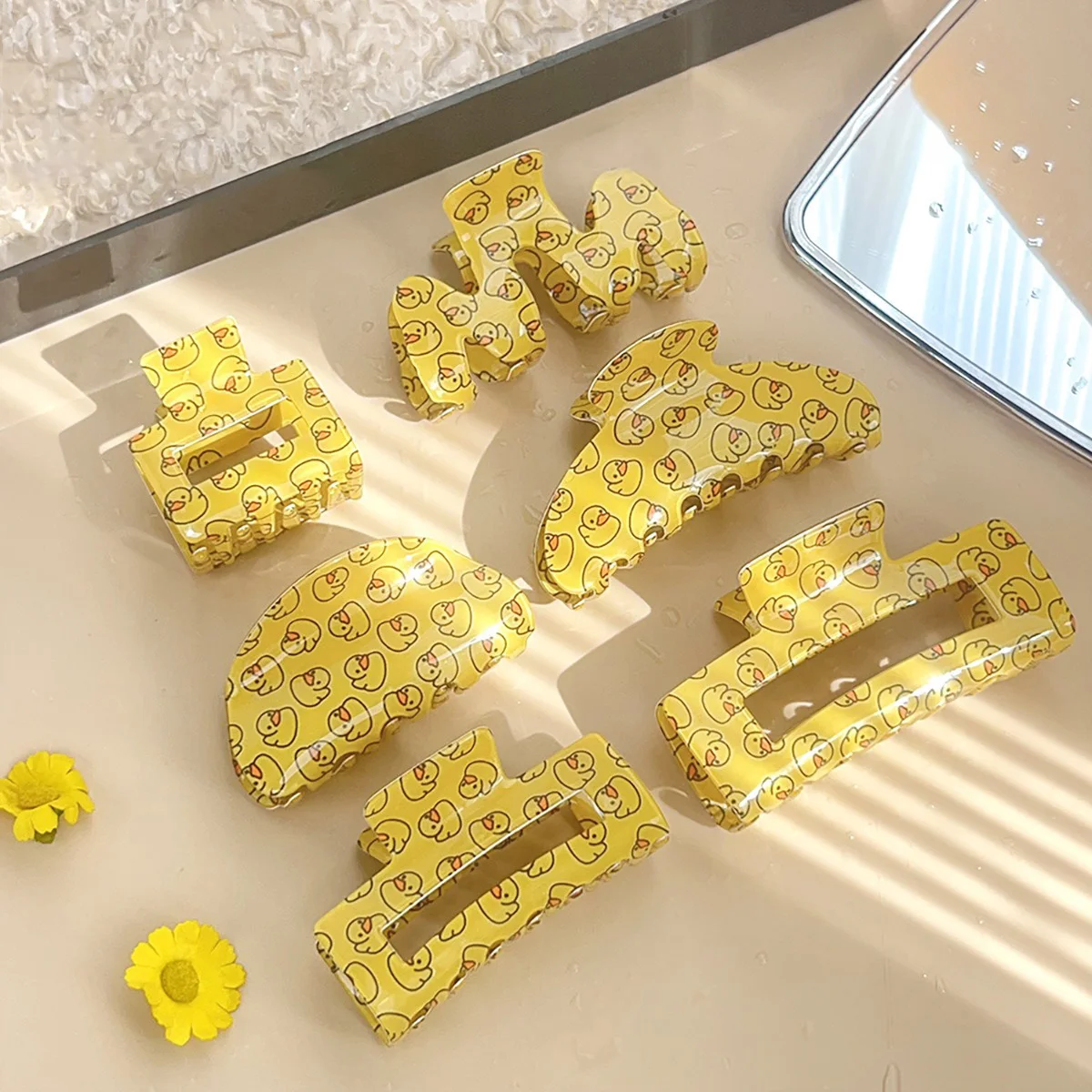 

New Cute Yellow Duck Claw Clips Hair Claw Cartoon Animal Series Fashion Trendy Ins Hair Clips for Women Girls Hair Accessories