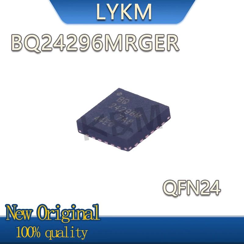 5/PCS New Original BQ24296MRGER BQ24296M 24296M QFN24 Battery management chip In Stock