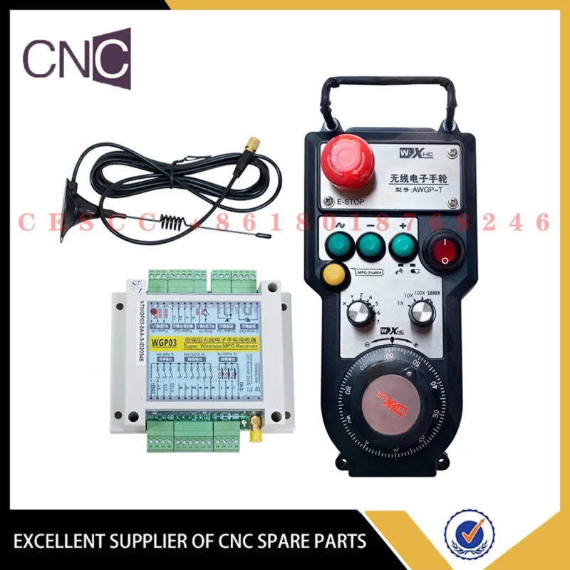 Fanuc Baoyuan system CNC controller hand crank pulse generator Wireless electronic handwheel machining center