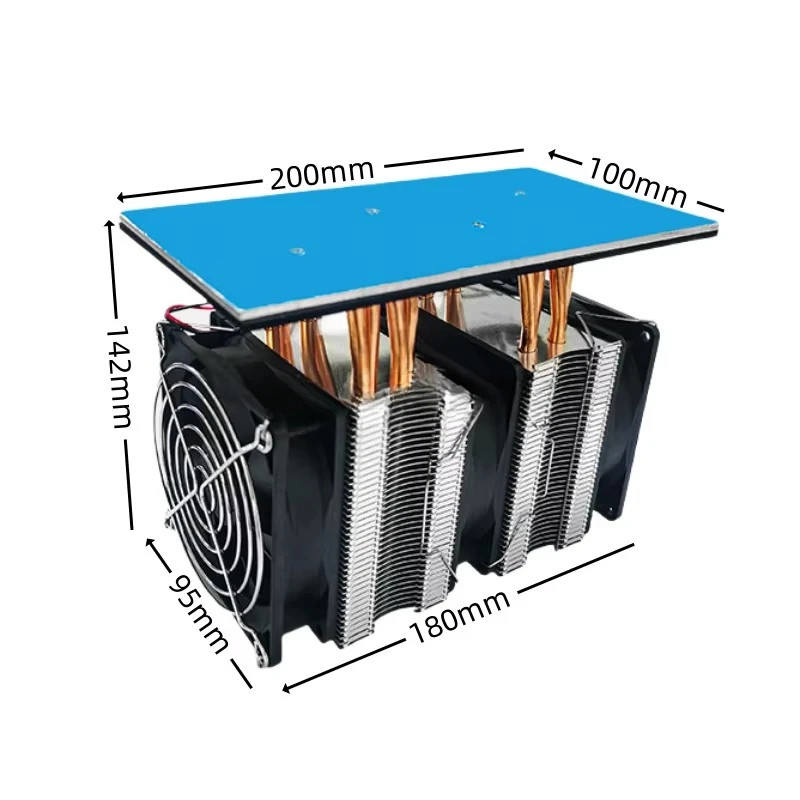 12V 24v Semiconductor Cooling Kit Electronic Cold Plate Peltier Cooler Air Conditioning Ice Making Refrigerator Cooling Kit