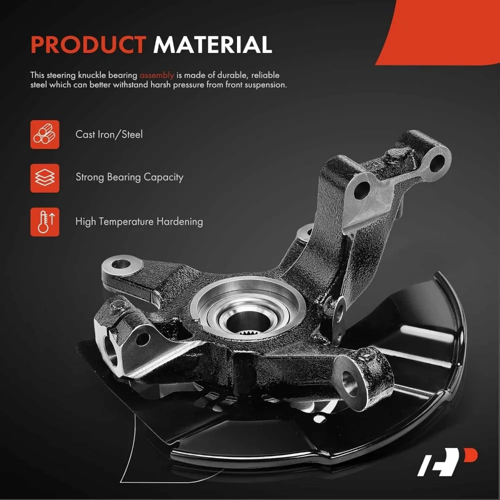 مجموعة محور التوجيه الأمامي الأيمن A-Premium ومفصل العجلة المتوافقة مع Mazda CX-7 2007-2012، CX-9 2007-2015، Passen