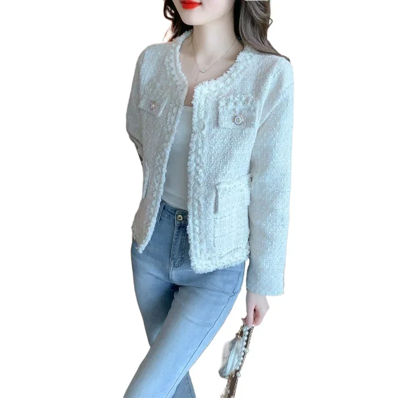 

French Socialite Xiaoxiangfeng Short Jacket Women's Spring and Autumn Clothing New Trend Chic Beautiful Top High-end Jacket