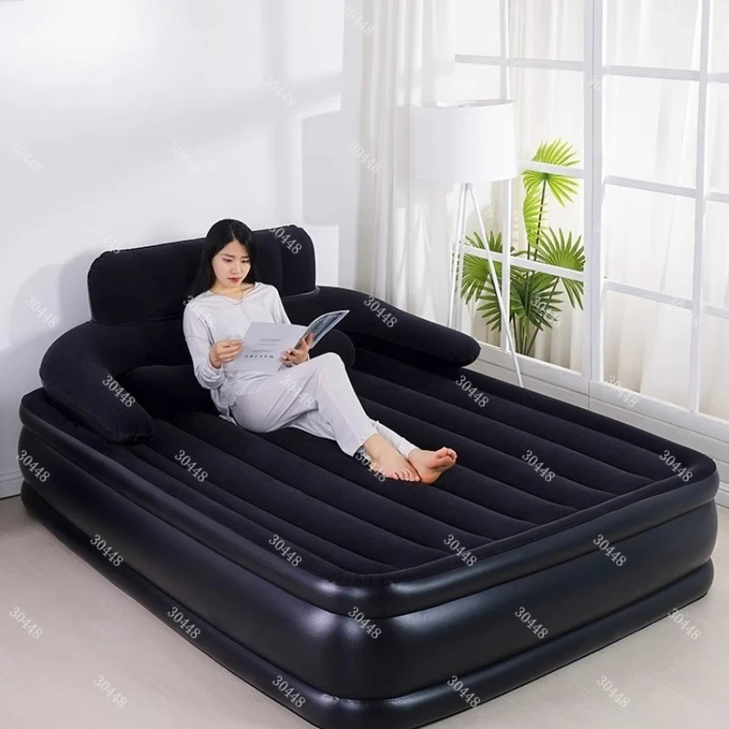 Inflatable Air Mattress Thickened Portable Bed for Single or Double Outdoor Camping Home Use