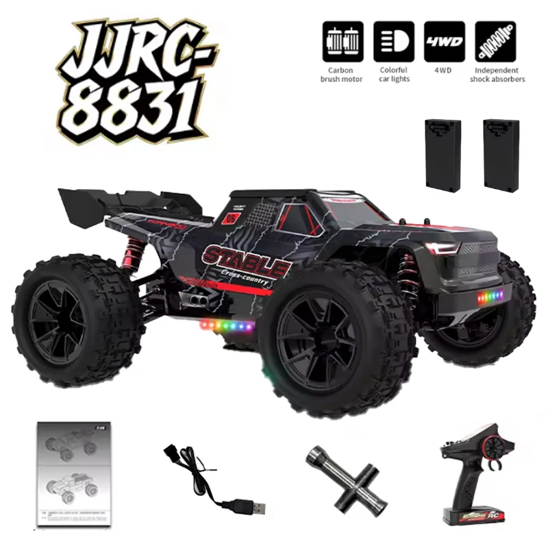 

1/14 Scale C8831 RC Car 2.4G 4WD Off-Road Remote Control Vehicle Electric Climbing Crawler RTR Truck Toys for Boys Kids