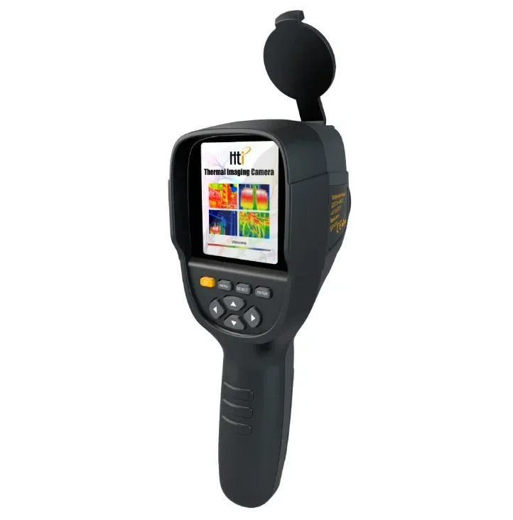 Cámara termográfica HTI HT-18 HT-19, cámara térmica infrarroja de mano, dispositivo de detección de fugas de agua, Detector de fugas de agua
