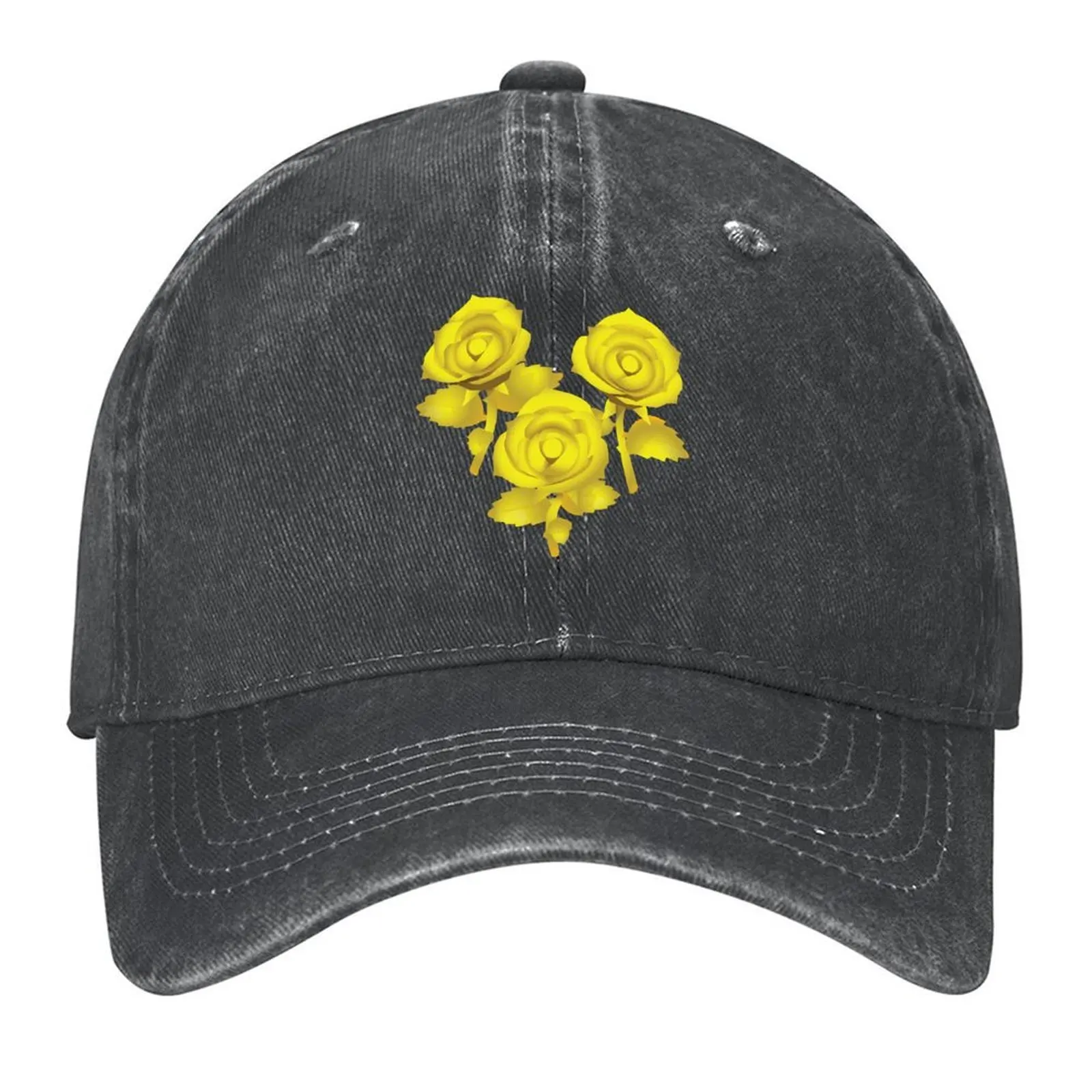 

2026 Golden Rose Baseball Cap Hat Men Wild Ball Hat Ball Cap Snapback Cap Caps For Men Women's