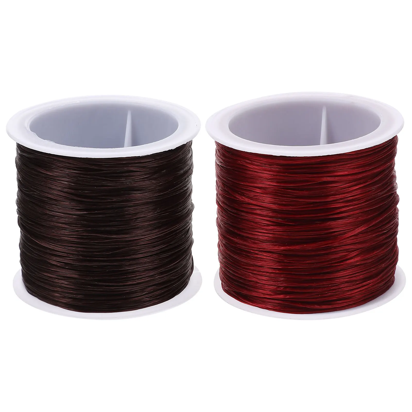 

Buddha Beads Elastic Thread 4 Rolls Jewelry Rope Stretchy String for Bracelet Making Rubber Band Cord DIY Necklace Anklet Hand