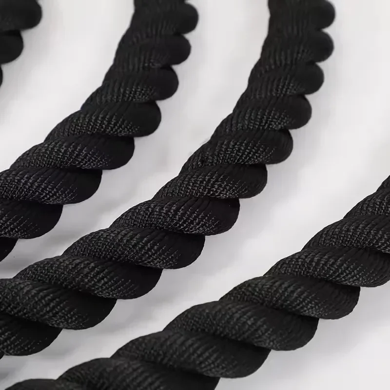 

Hot Sale High Quality Gym Fitness Equipment Commercial Black Battle Rope For Strength Training And Full Body Workout