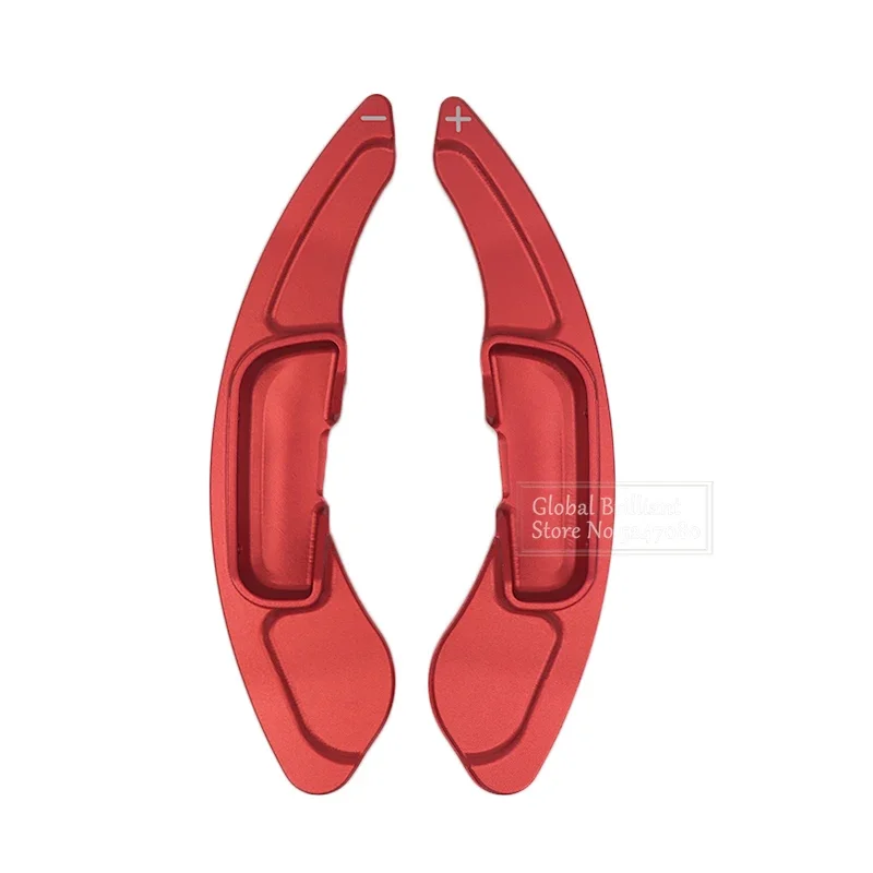 2Pcs Aluminum Alloy Car Steering Wheel Gear Shift Paddle Shifter Extension Cover Trim for Mazda 3 CX-3 CX-4 Interior Accessories