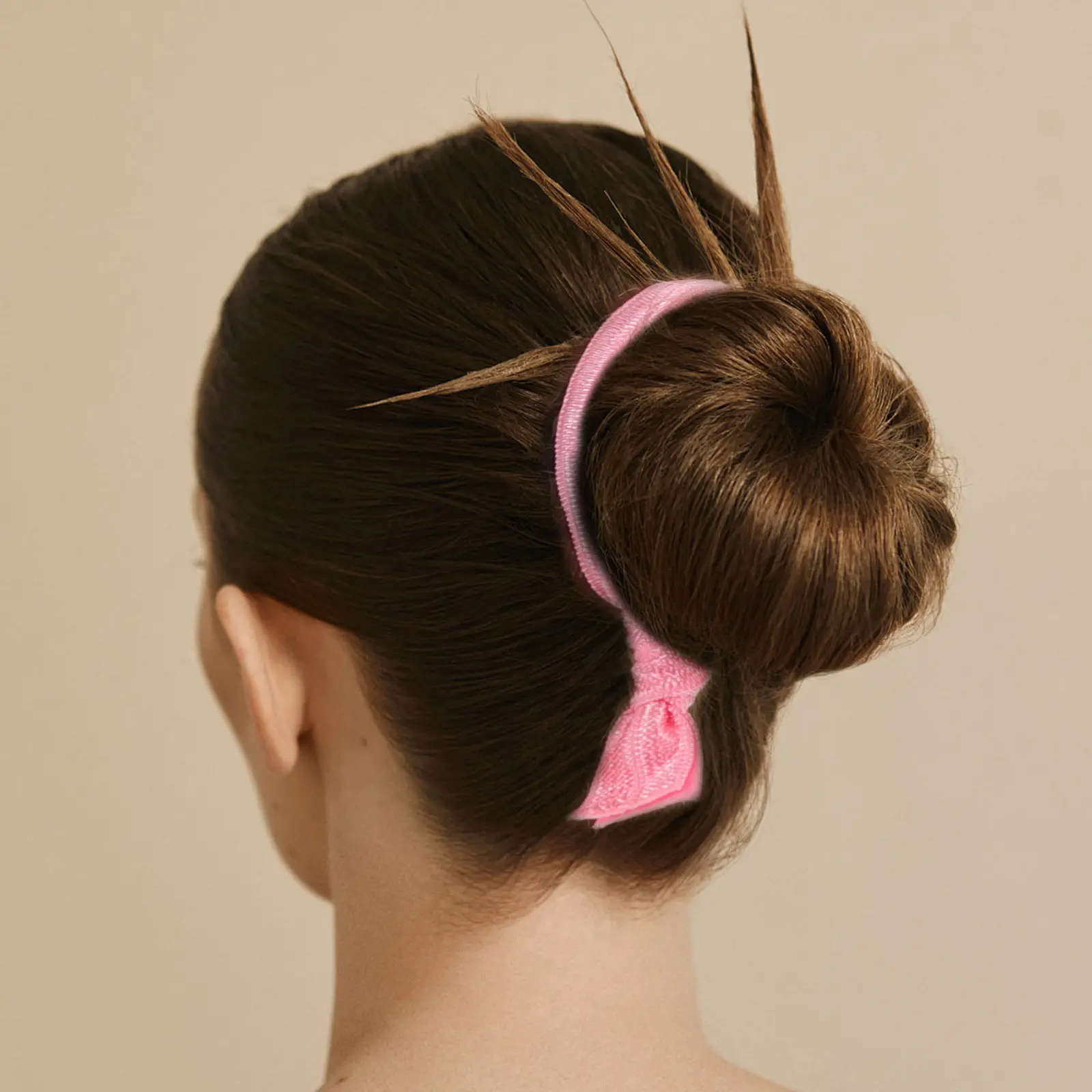 

50 шт. женских спортивных резинок для волос, однотонные, с узлом, не оставляющие заломов, эластичные, для хвоста, из мягкой ткани, для тренировок, йоги, спортзала, на каждый день