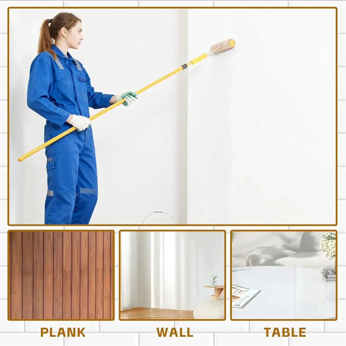 

Новинка 2026: Набор из 5 текстурных валиков 9 дюймов для покраски стен, потолков и домашнего ремонта