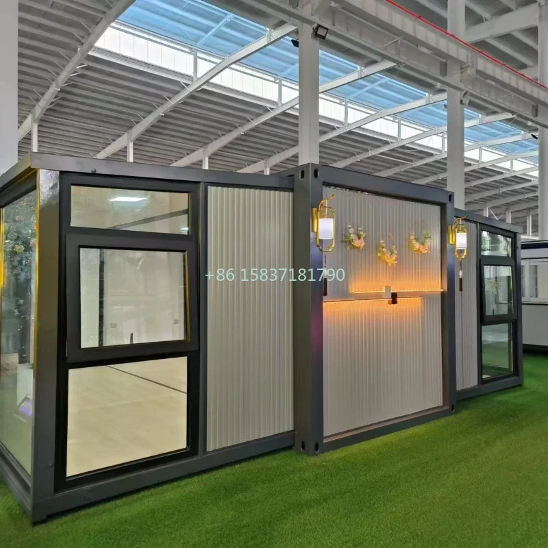 China Supplier Container House 20Ft 40Ft Expandable Prefabricated Container House Shipping Prefab Tiny Home with Bedroom Price