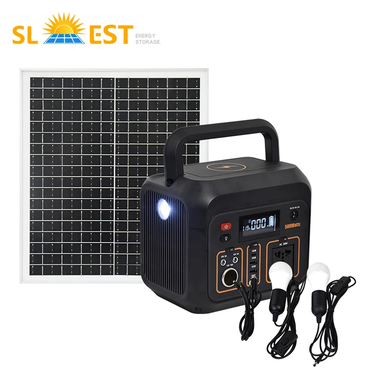 High Capacity Portable Power Station Pure Sine Wave Solar Generator for Household Wireless Solar Power System