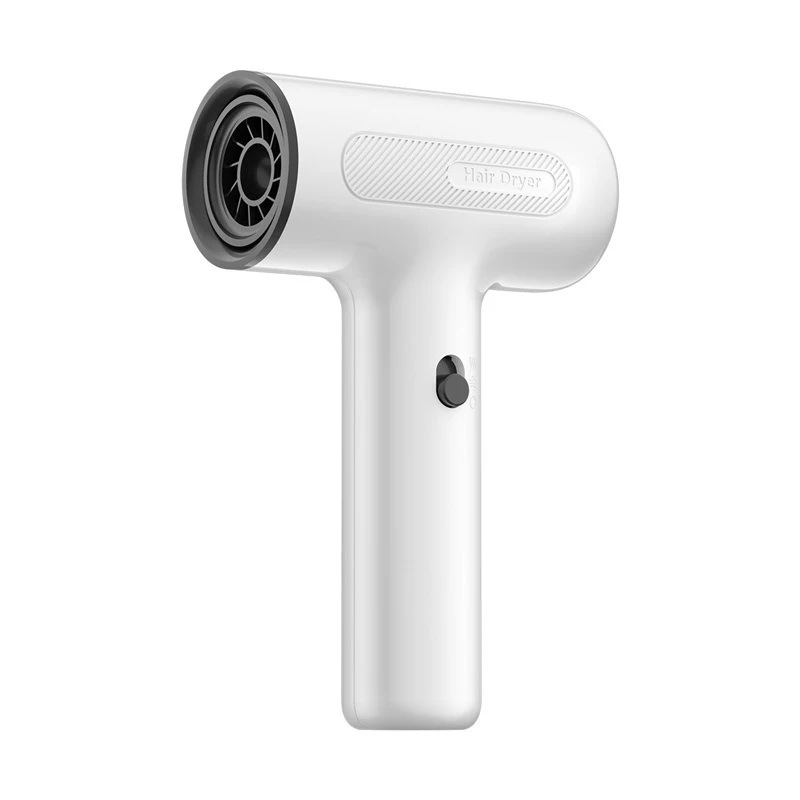 Secador de pelo inalámbrico portátil recargable para viajes uso al aire libre con aire caliente y frío batería de litio de 2600mAh y fuerte flujo de aire