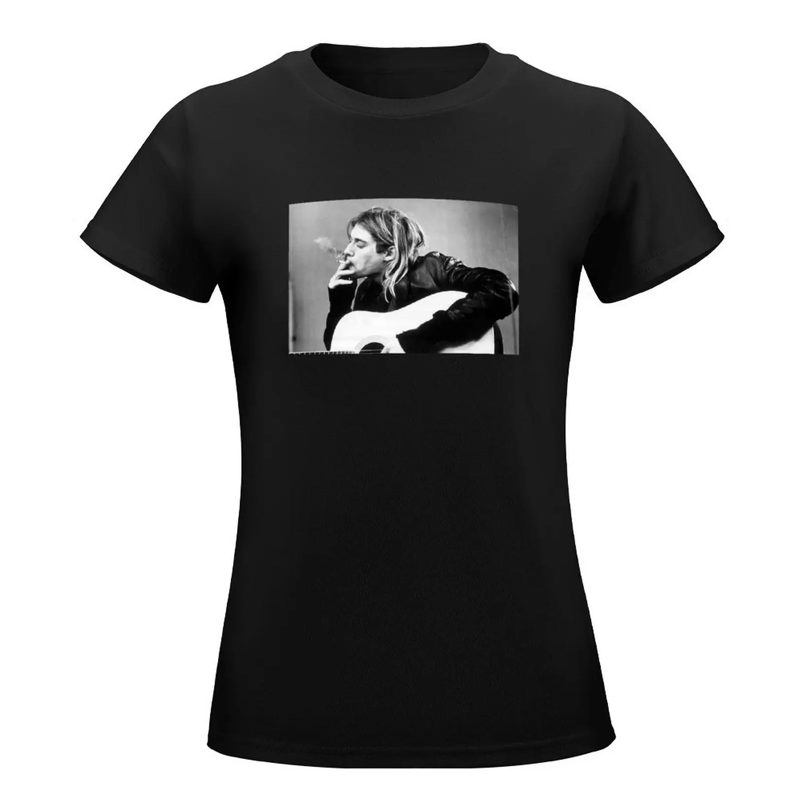 Smoking Kurt T-Shirt quick-drying summer clothes tshirts for Women