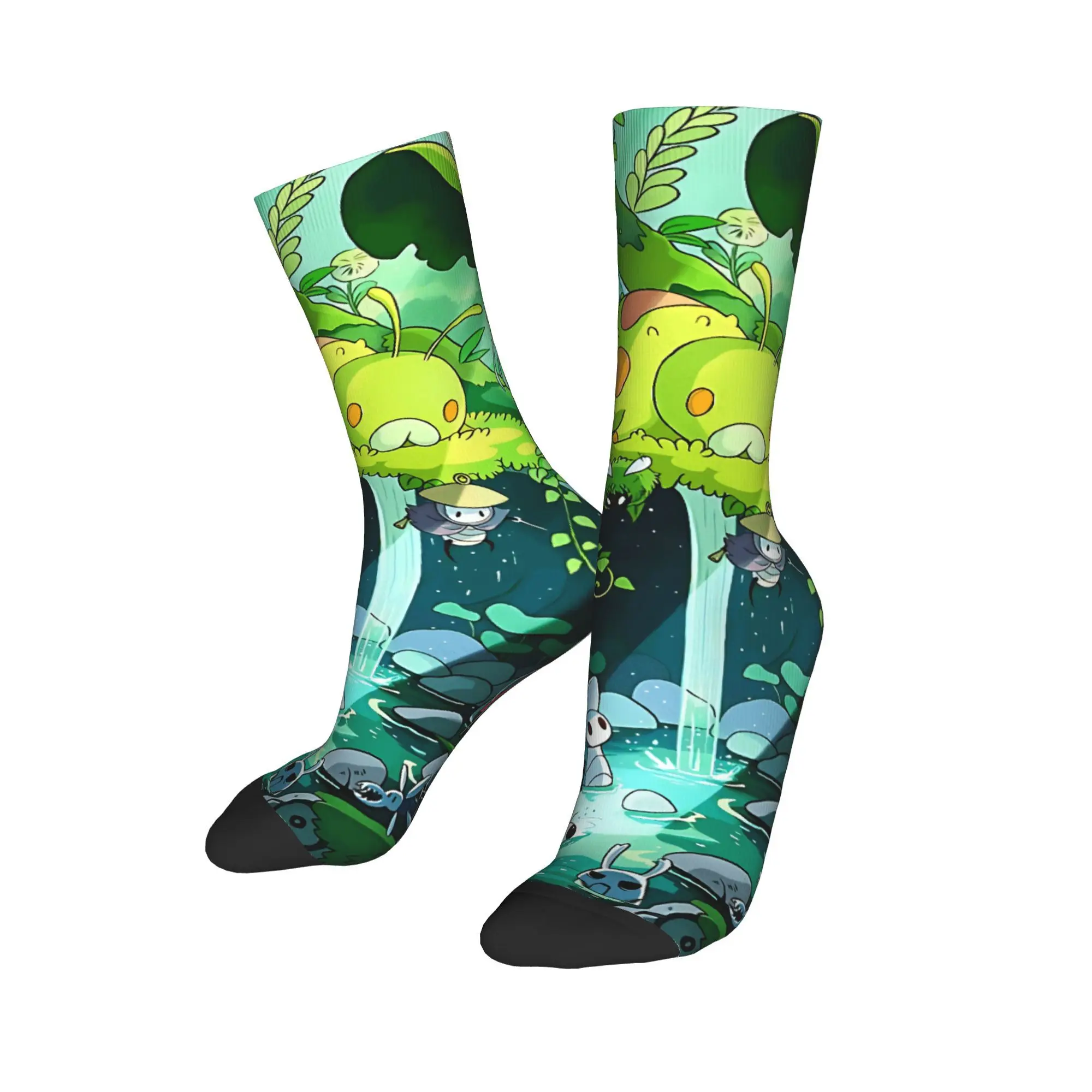 جوارب Hollow Knight Game جوارب جرافيك غير قابلة للانزلاق جوارب رجالية ناعمة قابلة للتنفس للشتاء جوارب رياضية خارجية غير رسمية