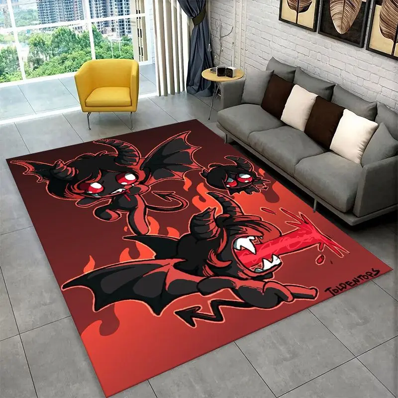 RPG Game The Binding Of Isaac Living Room Non-Slip Area Rug Soft Carpet for Bedroom Kids Playroom Sofa,Home Decor Doormat Gift