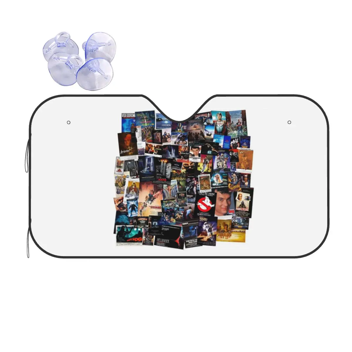 

1980s Movie P Sunshade Windscreen Car Front Windshield Window Sun Visor Accessories Covers