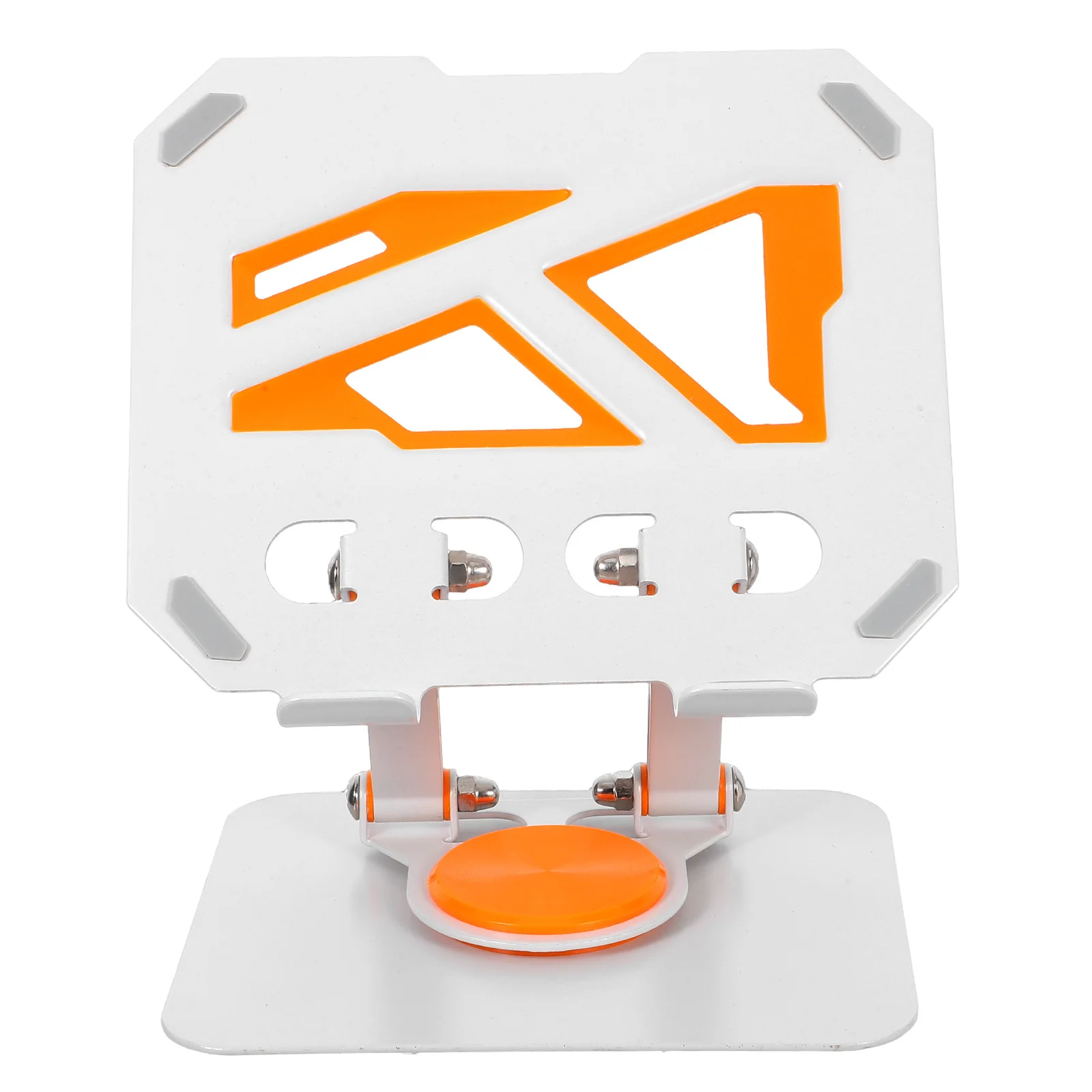 

Portable Foldable Adjustable Tablet Stand Desktop Mobile Phone Holder for Streaming Watching Office Use White Phone Stand