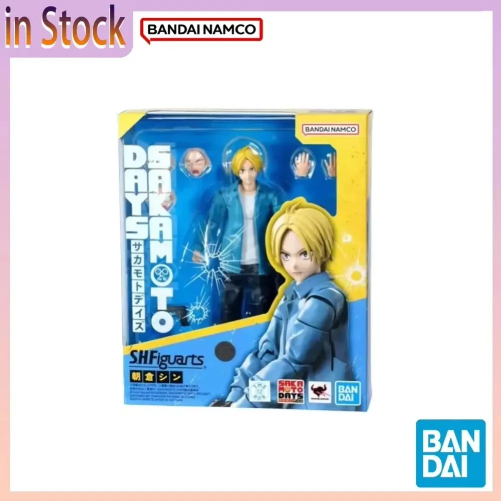 

In Stock BANDAI Oficial Genuine SAKAMOTO DAYS Model Kit Figures Original SHF Asakura Shin Anime Collection Model Toys