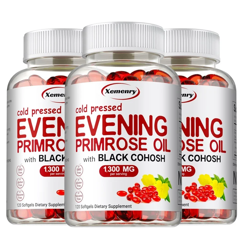 

Evening Primrose Oil - Antioxidant and Anti-aging, Immune Health Support, Maintain Skin and Hair Health, Improve Energy