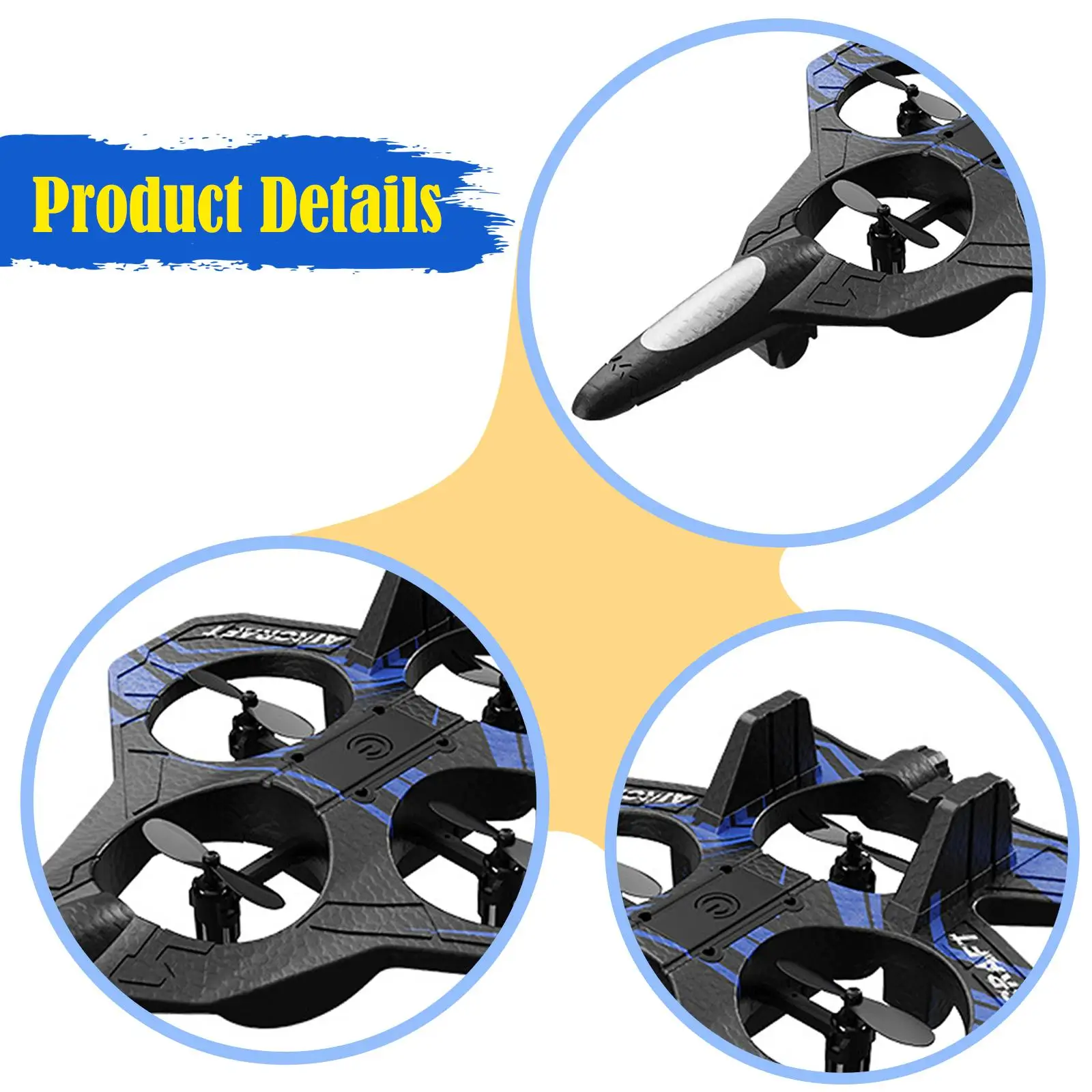 RC Aircraft EVA Foam 360° Flips RC Plane Starter Easy Control Outdoor Toy for Kids Adults with Accessories